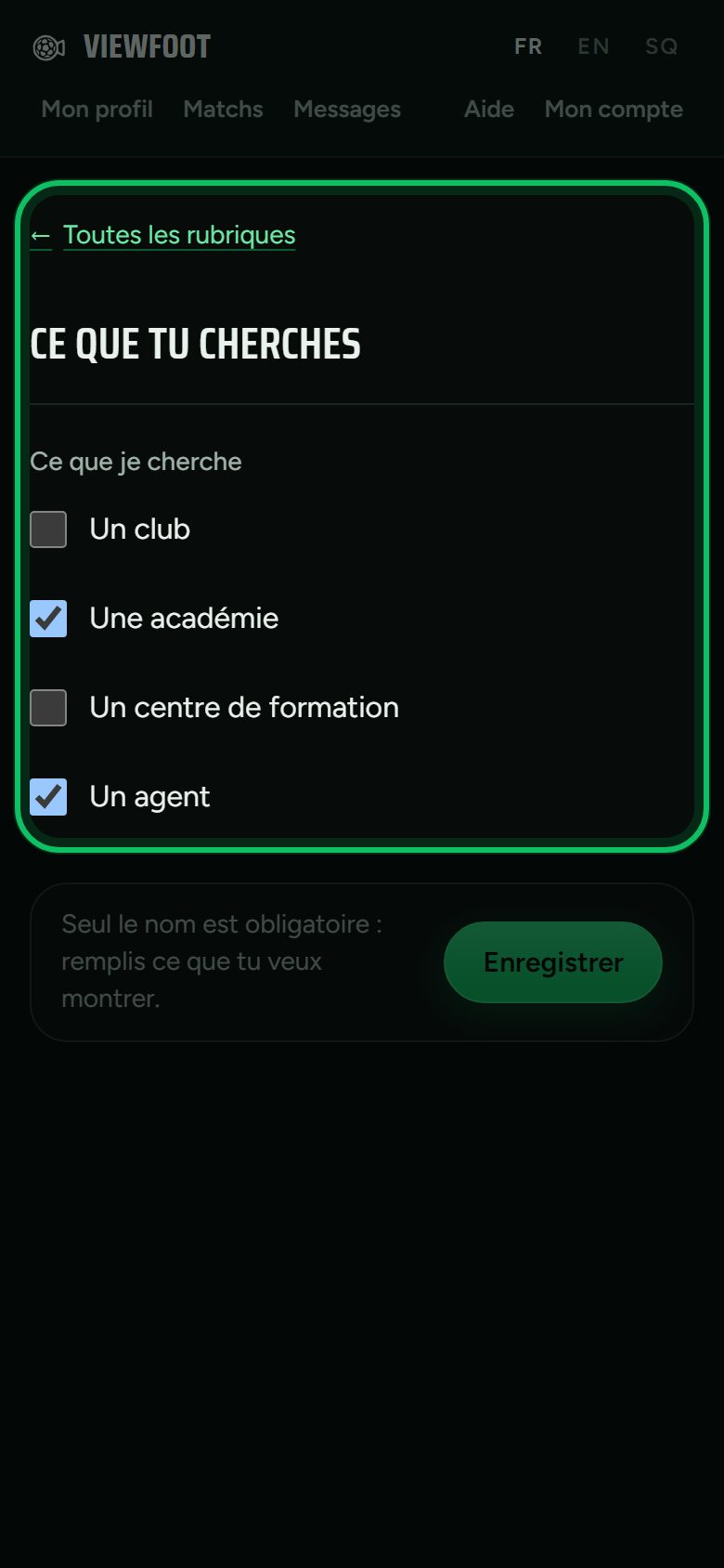 Écran : Ce que tu cherches